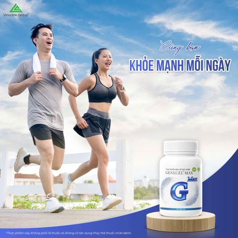 Thực phẩm bảo vệ sức khỏe Genecel® Max Hỗ trợ tăng cường sức đề kháng của cơ thể, hỗ trợ chống oxy hóa