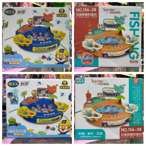 Đồ chơi câu cá phát nhạc chạy bằng pin Electric Fishing game có 2 phân loại 156-27 156-28