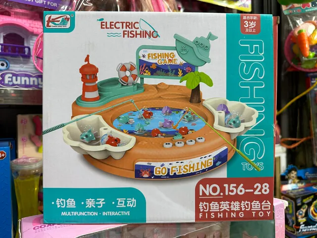Đồ chơi câu cá phát nhạc chạy bằng pin Electric Fishing game có 2 phân loại 156-27 156-28
