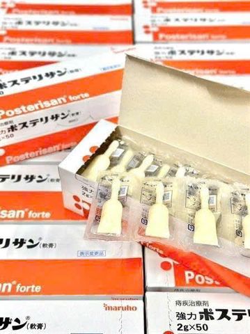 Kem bôi trĩ Posterisan Forte Nhật Bản 2g x 10 tuýp