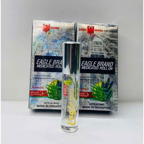 Dầu Lăn Eagle Brand 8ml - Dầu Xoa Bóp Giảm Đau Tiện Mang Theo, Sản Phẩm Chăm Sóc Cơ Thể Chất Lượng
