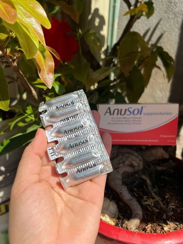 Viên đặt trĩ Anusol Suppositories 12 viên hàng Úc 632548