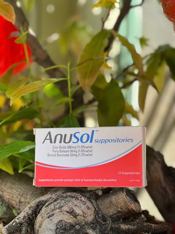Viên đặt trĩ Anusol Suppositories 12 viên hàng Úc 632548