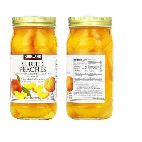Đào ngâm cắt lát Kirkland Signature Sliced Peaches Hũ 680g - Nhập khẩu Mỹ 632771