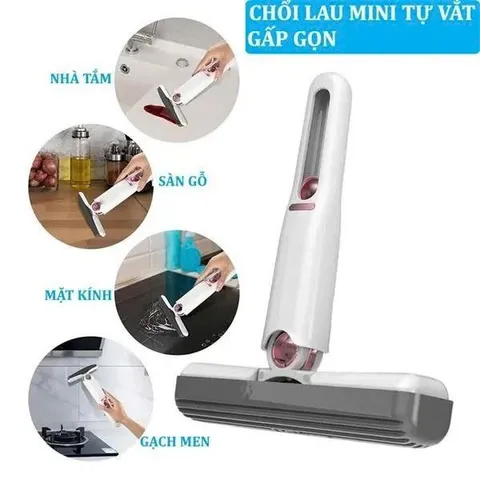 Cây Lau Bàn Bếp Tự Vắt Thông Minh Mini 25cm
