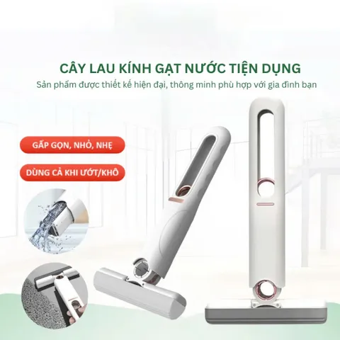 Cây Lau Bàn Bếp Tự Vắt Thông Minh Mini 25cm