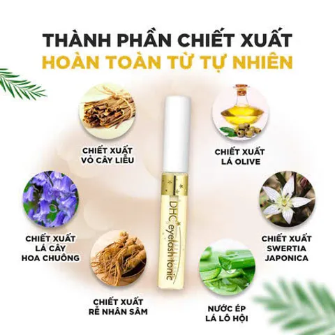 (Nhật) Tinh chất dưỡng mi DHC Eyelash Tonic Hỗ Trợ Dài Và Dày Mi