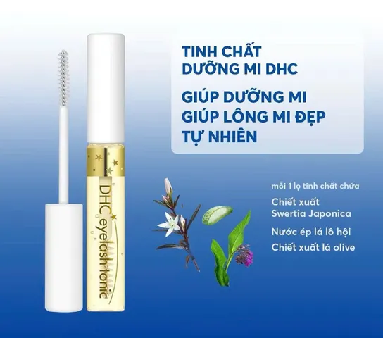 (Nhật) Tinh chất dưỡng mi DHC Eyelash Tonic Hỗ Trợ Dài Và Dày Mi