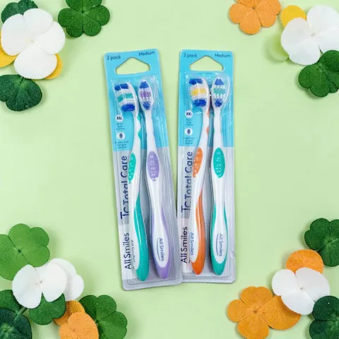 Bàn Chải Đánh Răng All Smiles Medium 2 Pack Tiện Dụng