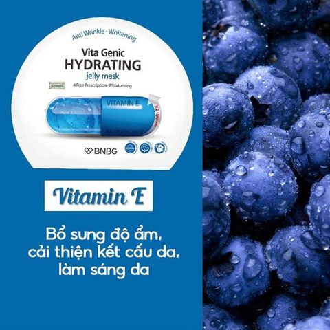 [B E B U] Hộp 10 Miếng Mặt Nạ BNBG Dưỡng Ẩm, Hỗ Trợ Dưỡng Trắng, Cải Thiện Làn Da Hàn Quốc (Vitamin A, B, B3, E)