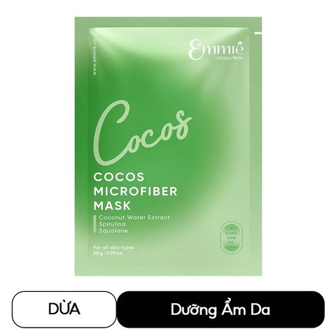 [B E B U] Hộp 5 Miếng Mặt Nạ Emmié Microfiber Tết Bính Ngọ - Bộ Sưu Tập Cầu Sung Dừa Đủ Xoài Microfiber Mask 5x28g