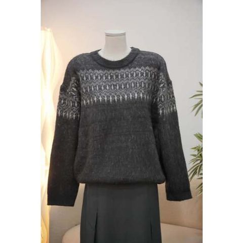 Áo Len LOHNT Patterned crewneck sweater 013 phong cách Hàn Quốc