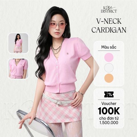 [LOHNT] Áo cardigan nữ cổ V Hàn Quốc cao cấp/ V-neck - Cardigan - LT010