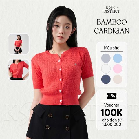 [LOHNT] Áo Bamboo Cardigan nữ Hàn Quốc cao cấp/ Bamboo cardigan - LT012
