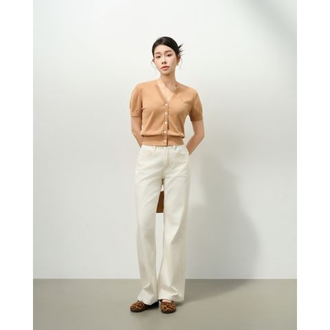 [LOHNT] Áo cardigan nữ cổ V Hàn Quốc cao cấp/ V-neck - Cardigan - LT010