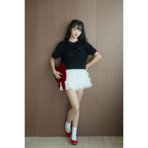 [LOHNT] Áo thun nữ Ceci Shirt cổ tròn tay ngắn Hàn Quốc cao cấp
