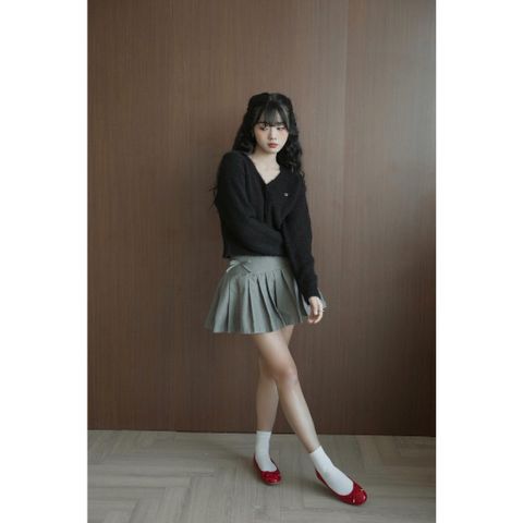 [ LOHNT] Áo khoác nữ Luna Cardigan có khóa kéo Hàn Quốc cao cấp
