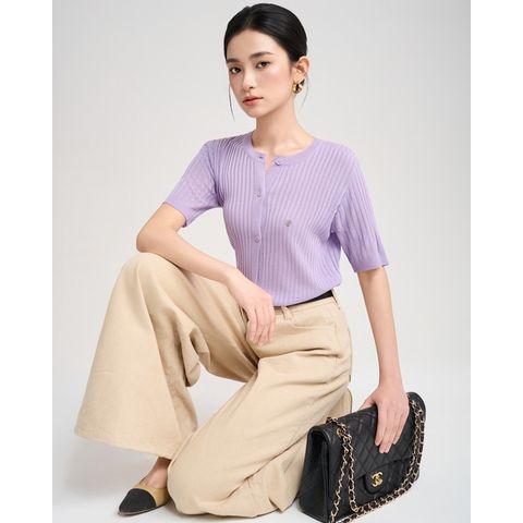 [LOHNT] Áo LOHNT Button-Up Short - Sleeve Cardigan - LT018