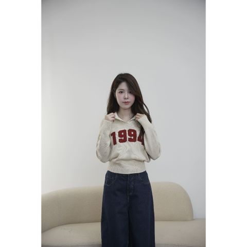 [LOHNT] Áo Sweater nữ 1994 Collar cổ bẻ Hàn Quốc cao cấp