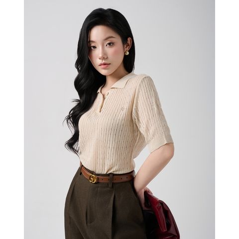 [LOHNT] Áo thun nữ tay ngắn Le Sera Hàn Quốc/ Le-Sera - Short sleeve - LT016