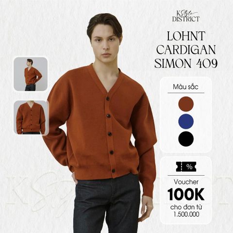 [LOHNT] Áo Cardigan nam cổ V Hàn Quốc cao cấp