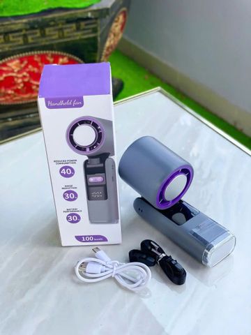 Quạt Cầm Tay Turbo Sò Lạnh K-801, Kiêm Chiếu Sáng, Mát Lạnh Tức Thì, Gọn Nhẹ Tiện Dụng ( loai chuẩn ) 