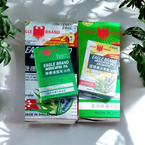 Dầu Gió Xanh Con Ó Eagle Brand 24ml Chai Nhỏ Tiện Mang
