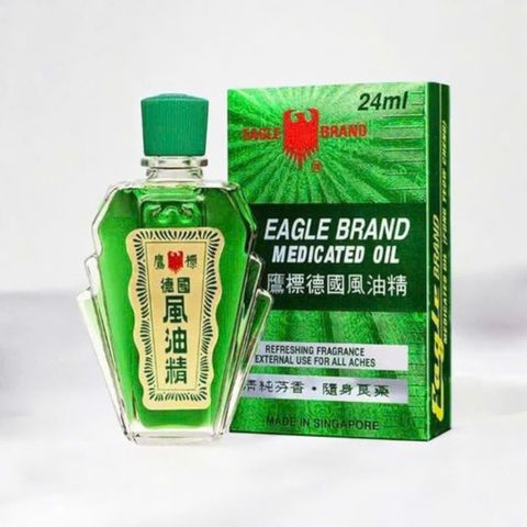 Dầu Gió Xanh Con Ó Eagle Brand 24ml Chai Nhỏ Tiện Mang