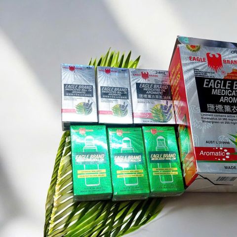 Dầu Gió Eagle Brand Green Oil Con Ó 24ml Hương Mát Dịu