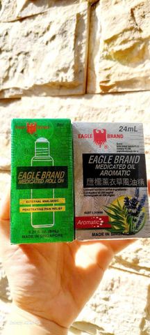 Dầu Gió Xanh Con Ó Eagle Brand 24ml Dầu Gió Thảo Dược