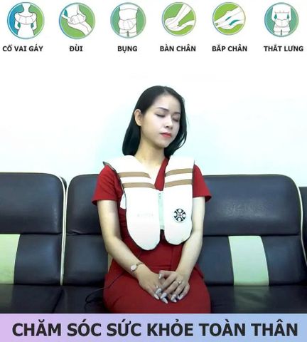 Máy Massage Đấm Vai Lưng Cổ FUKI JAPAN FK-N86 - 100 Kiểu Massage, 20 Cường Độ, Thiết Kế Gọn Nhẹ, Quà Tặng Lý Tưởng Cho Gia Đình