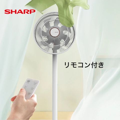 Quạt cây SHARP model: PJ-CD204A, tăng giảm chiều cao, động cơ DC, tiết kiệm điện