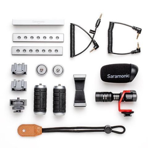 Bộ thiết bị hỗ trợ quay video và ghi âm chuyên nghiệp Saramonic VGM dành cho máy ảnh & điện thoại
