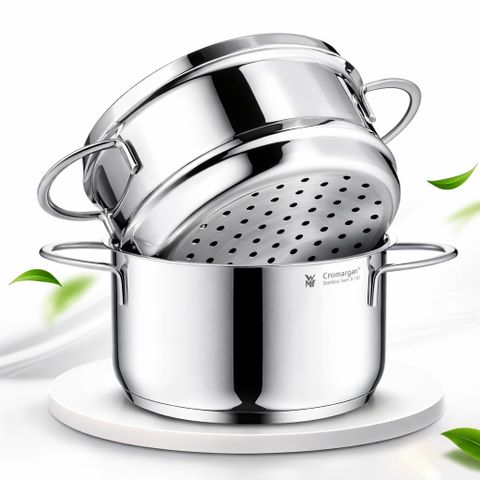 Nồi hấp inox WMF Mini 16cm kèm nắp, Cromargan 18/10, đáy TransTherm dùng mọi loại bếp, hấp rau củ
