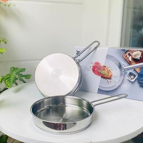 Chảo chiên inox WMF Mini 18cm Cromargan 18/10, đáy TransTherm dùng bếp từ, chảo chiên trứng