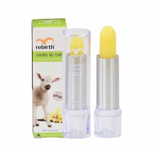 Son Dưỡng Môi Rebirth Nhau Thai Cừu 3.7g - Mềm Môi, Mướt Môi với Vitamin E và Chiết Xuất Mơ - Sản Phẩm Chăm Sóc Môi Cao Cấp