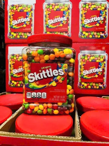 Kẹo Skittles Original 1.53kg - Kẹo Trái Cây Đủ Vị Ngọt Ngào, Hương Vị Tươi Mát Thích Hợp Để Chia Sẻ và Thưởng Thức