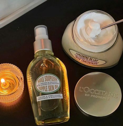 Dầu Dưỡng Amande Supple Skin Oil 100ml - Dưỡng Ẩm Da Hương Dịu Nhẹ Từ L’Occitane