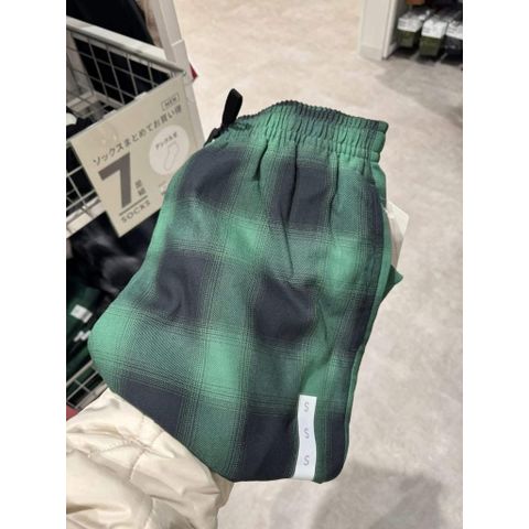 Quần dạ kẻ Gu Unisex
