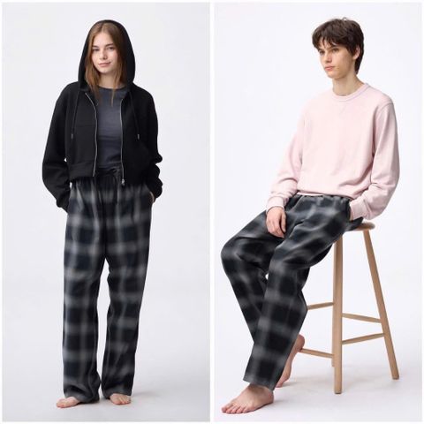 Quần dạ kẻ Gu Unisex