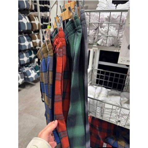 Quần dạ kẻ Gu Unisex