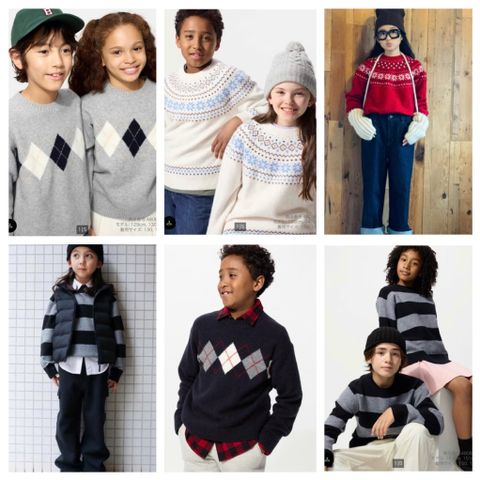 Áo len chất souffel kids Uni Japan 633949