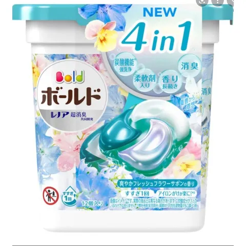 Combo 1 thùng 6 hộp viên giặt Nhật Bản 4D mẫu mới