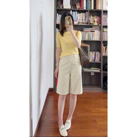 Quần short Jean Uni Japan