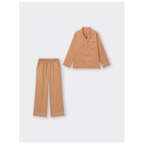 Bộ pijama quần dài áo dài chất lụa Gu Japan 633980