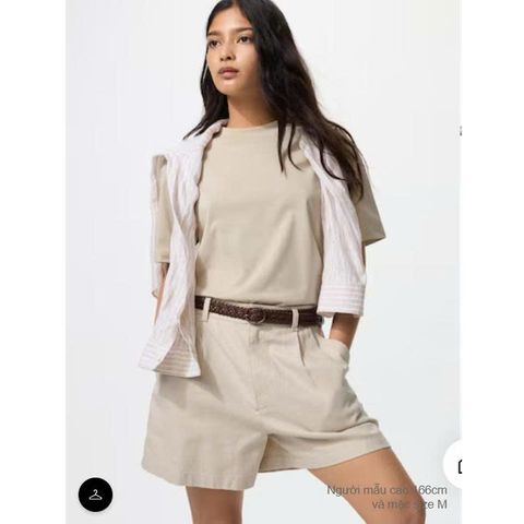 Áo cotton chất làm mát Airism UNI AUTHENTIC 465755 633997