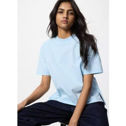 Áo cotton chất làm mát Airism UNI AUTHENTIC 465755 633997