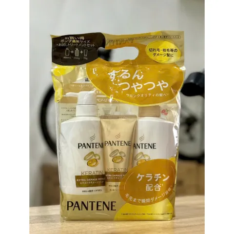 Set 3 pantene gội, xả 400ml vả ủ tóc macaron 12ml 633999