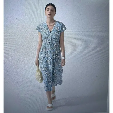 Váy hoa dáng dài Gu Japan 634014