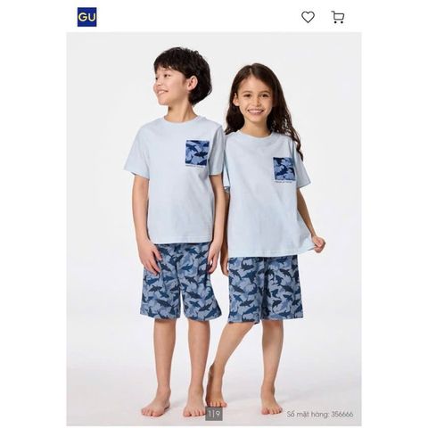 Bộ mặc nhà kid Gu Japan 634022